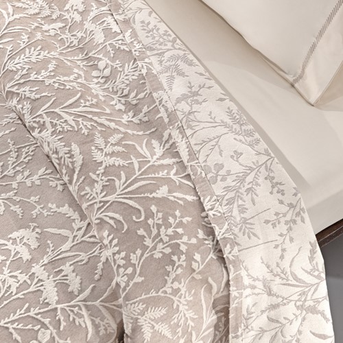 Κουβερλί King Size Guy Laroche Bouquet Mocca 260X250 (Διπλής Όψης)