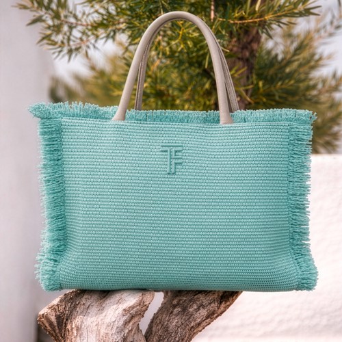 Τσάντα Θαλάσσης Feel and Touch Τropical Aqua