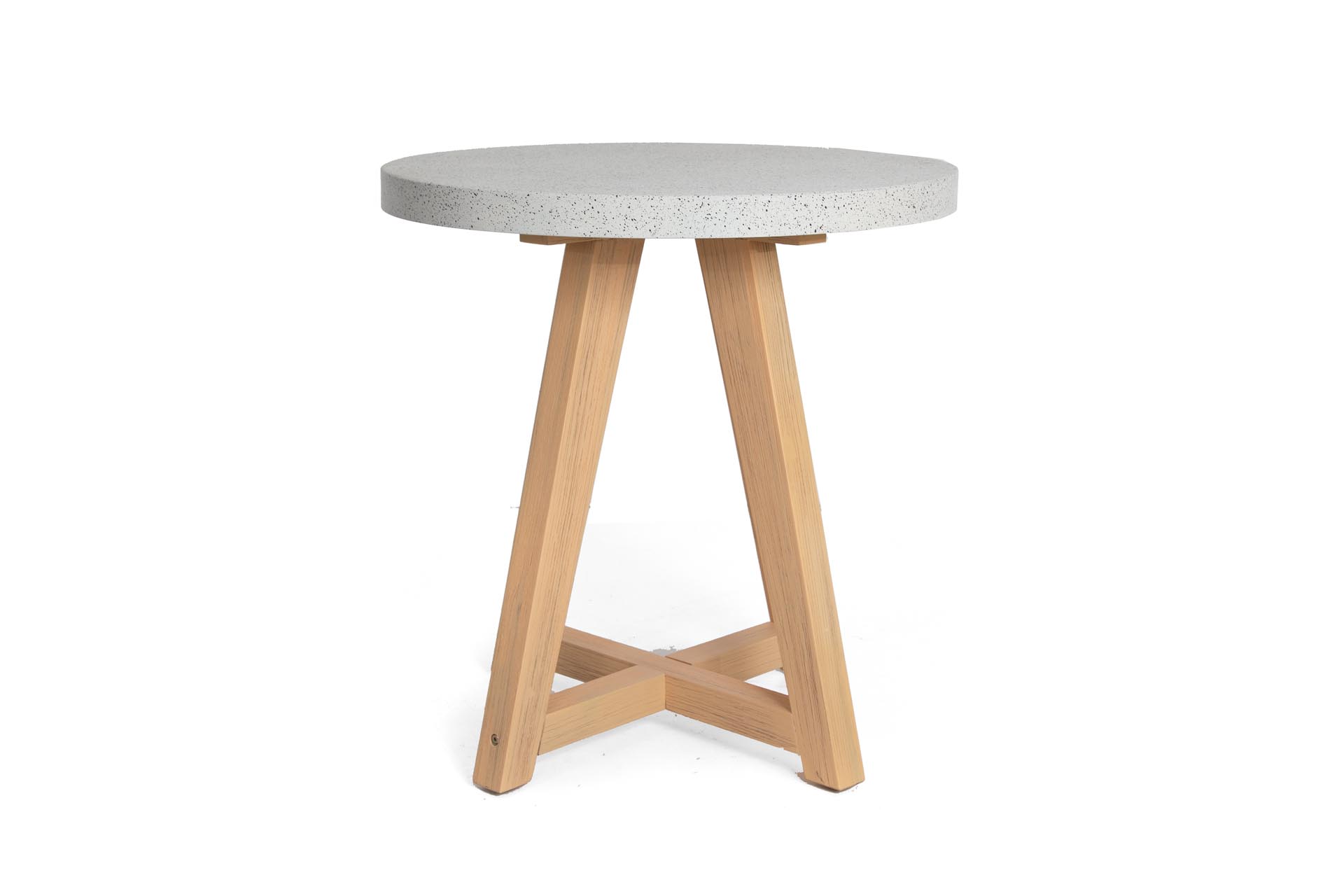 Τραπέζι Bistro Noria Terazzo Grey Black (70x70x75) Soulworks