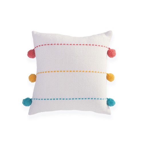 Μαξιλάρι Νef-Nef Life Line 35X35 Coral/yellow