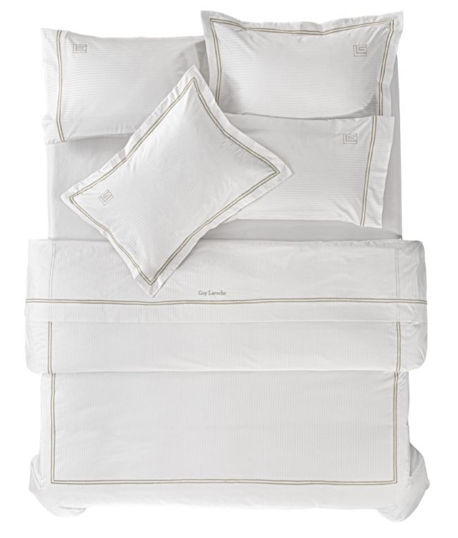 Σεντόνια King Size Guy Laroche (Σετ) Nice White-Beige 270X280 