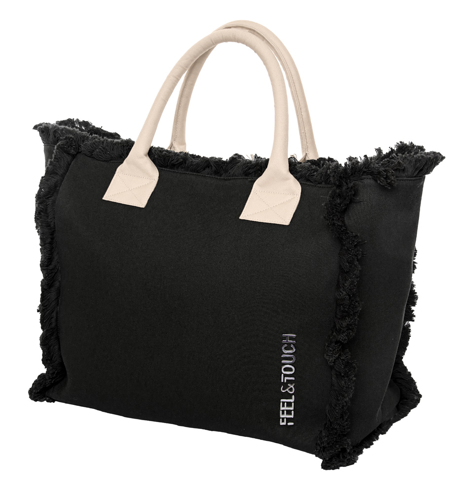 Tσάντα Θαλάσσης Ώμου Feel an Touch Caribbeab Black/Ammos