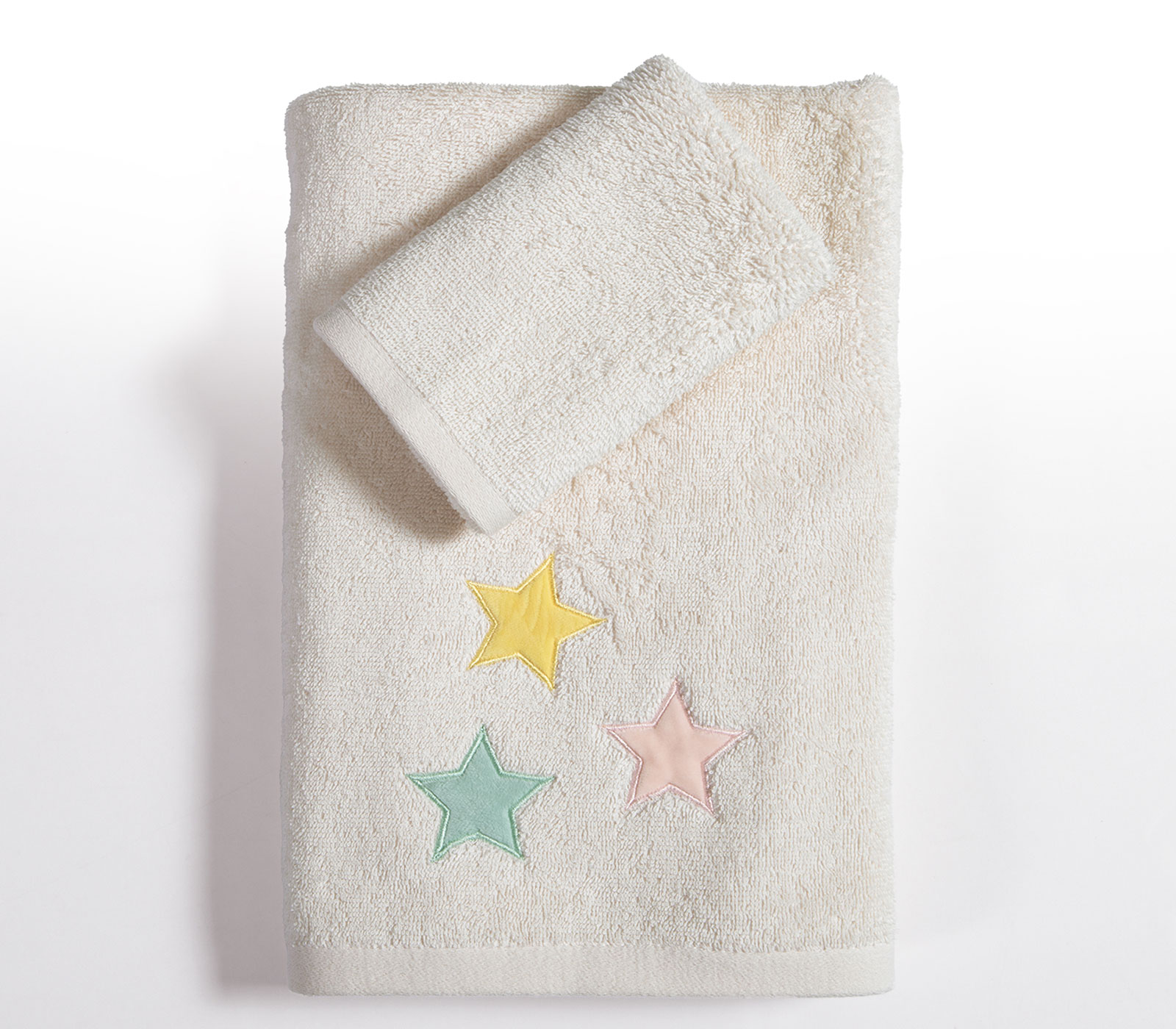 Βρεφικές Πετσέτες Nef-Nef Homeware (2ΤΜΧ) Happy Ecru 