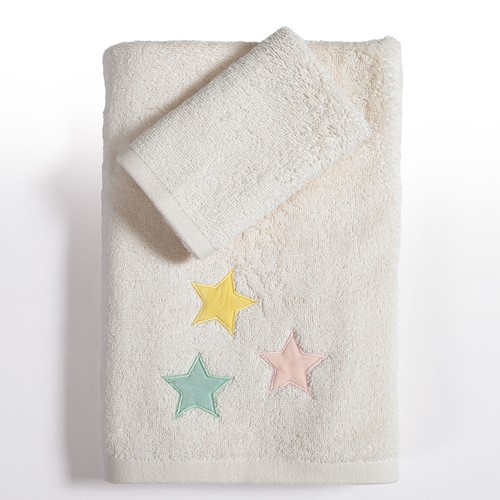 Βρεφικές Πετσέτες Nef-Nef Homeware (2ΤΜΧ) Happy Ecru