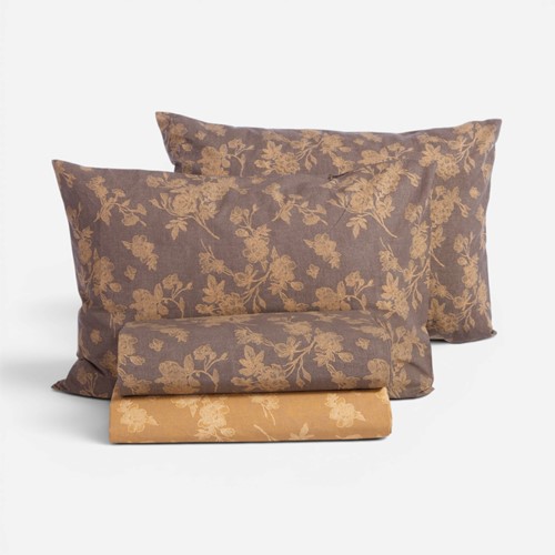 Σεντόνια Mονά Nef-Nef Homeware (Σετ) Βαμβακερά Dream 170X270 Brown