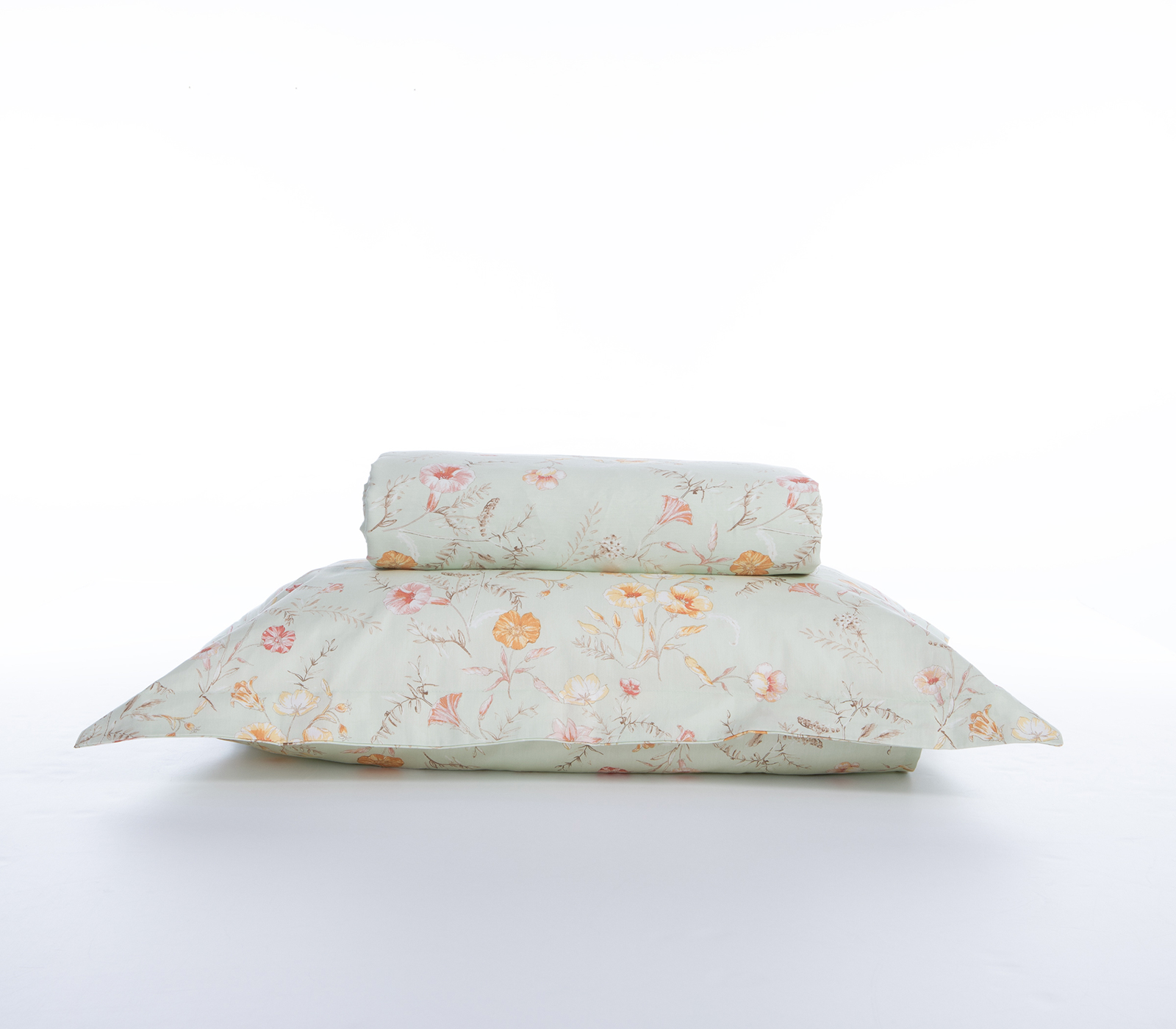 Παπλωματοθήκη Υπέρδιπλη Βαμβακοσατέν Nef-Nef Homeware Mimosa 240x230 Green