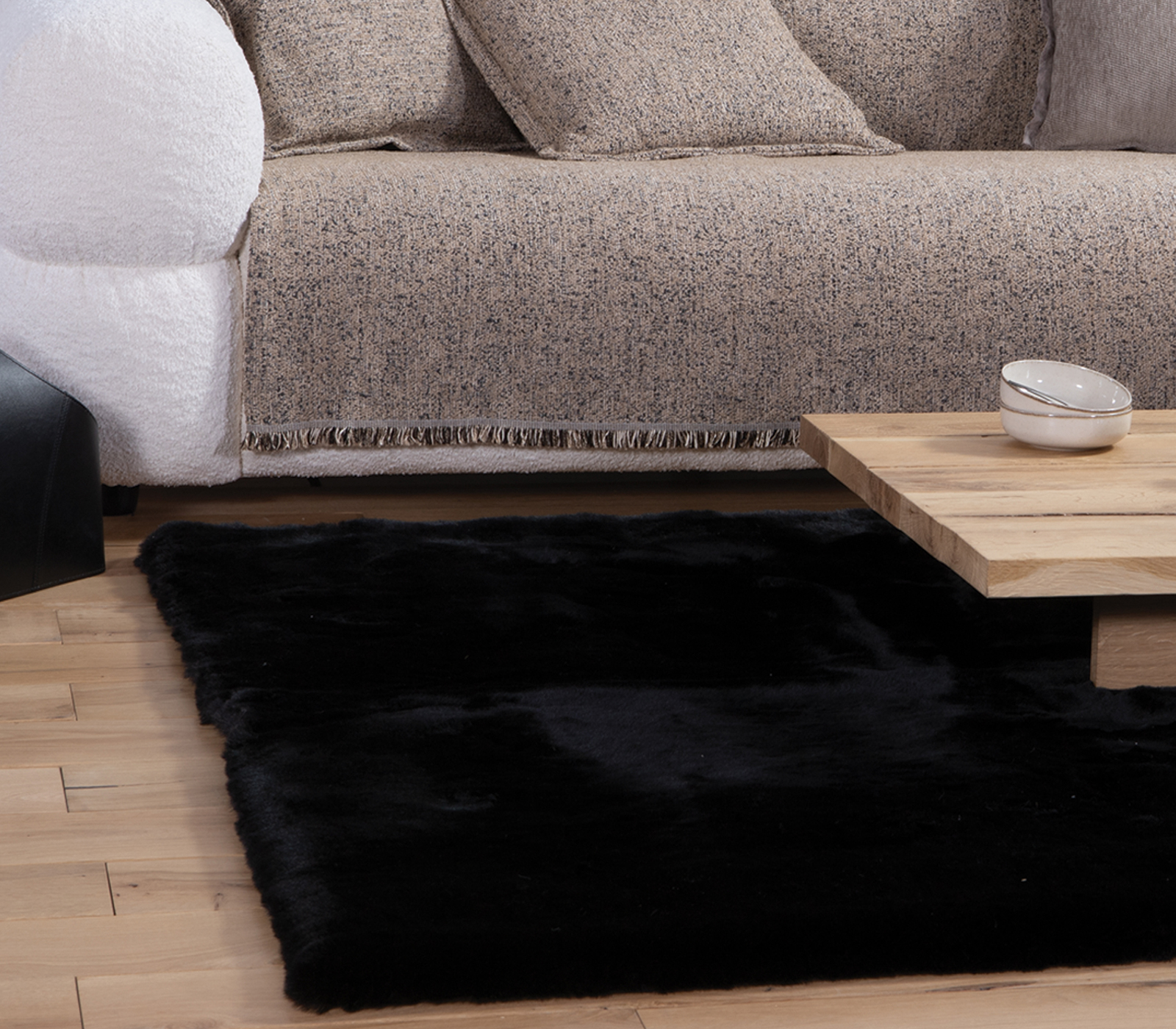 Χαλί Διαδρόμου Nef-Nef Homeware Estelle 75X140 Black