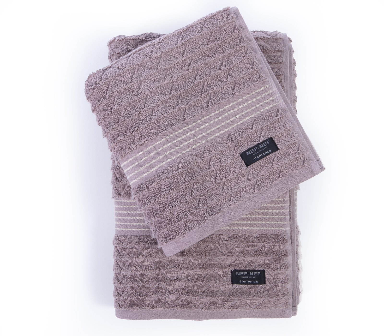 Πετσέτα Προσώπου Nef-Nef Homeware Elgun 50x100 Beige