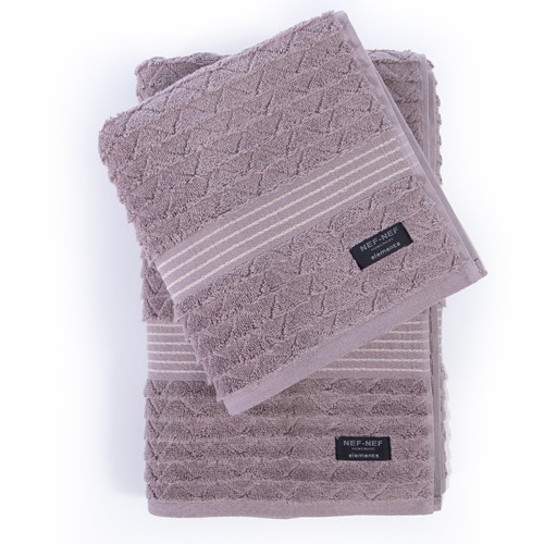 Πετσέτα Προσώπου Nef-Nef Homeware Elgun 50x100 Beige