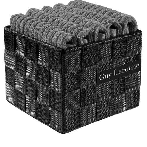 Σετ Λαβέτες Guy Laroche Be My Guest 6τμχ Σε Κουτί (30x30) Black