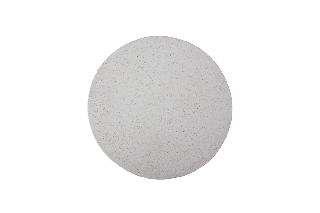 Βοηθητικό Τραπέζι Saronno Terazzo White (40x40x64) Soulworks