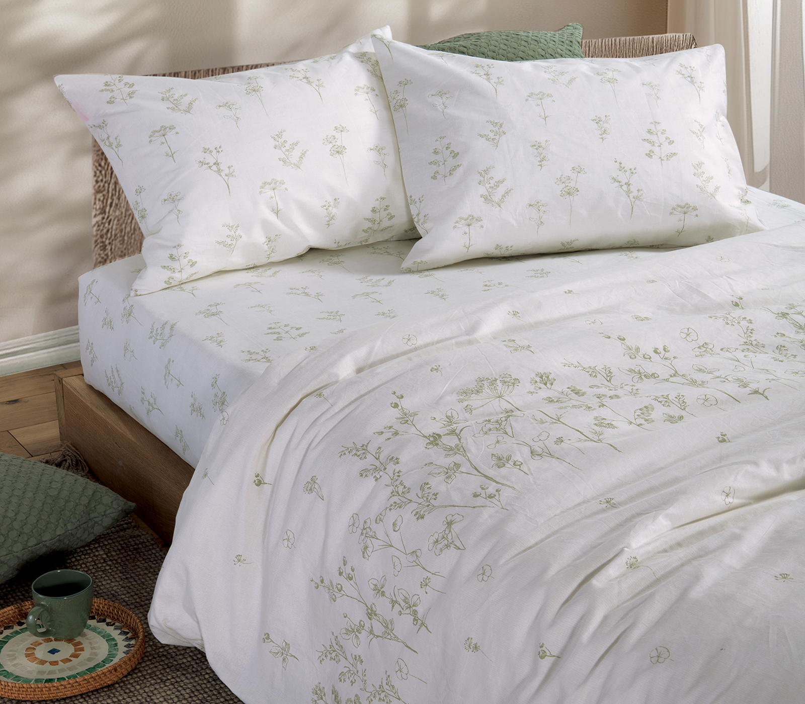 Μαξιλαροθήκη Nef-Nef Homeware Claris 52x72 Ecru