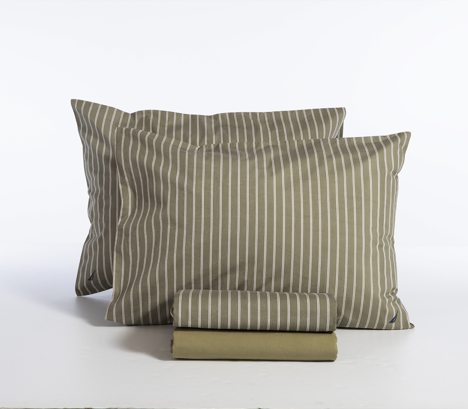 Σεντόνια Διπλά Nef-Nef Homeware (Σετ) Nautica-Nau Coast 200x270 Green