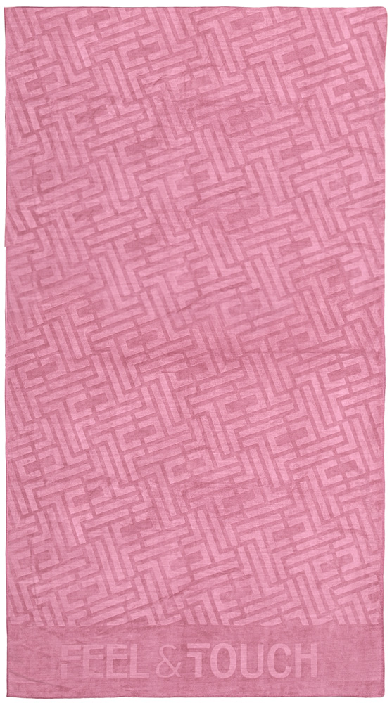 Πετσέτα Θαλάσσης Feel and Touch Icon Wild Rose 90X170