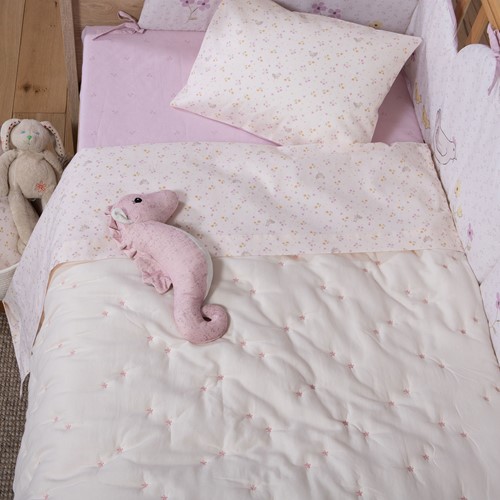 Κουβερλί Nef-Nef Homeware Special Flower 80X110 Ecru