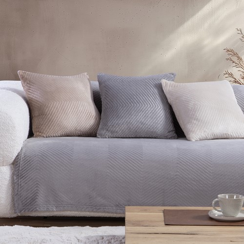 Ριχτάρι Διθέσιου Nef-Nef Homeware Dakari 180X250 Grey