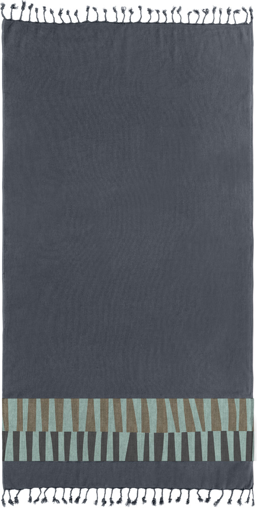 Πετσέτα Θαλάσσης Guy Laroche Pestemal 23 Anthracite 90x170 