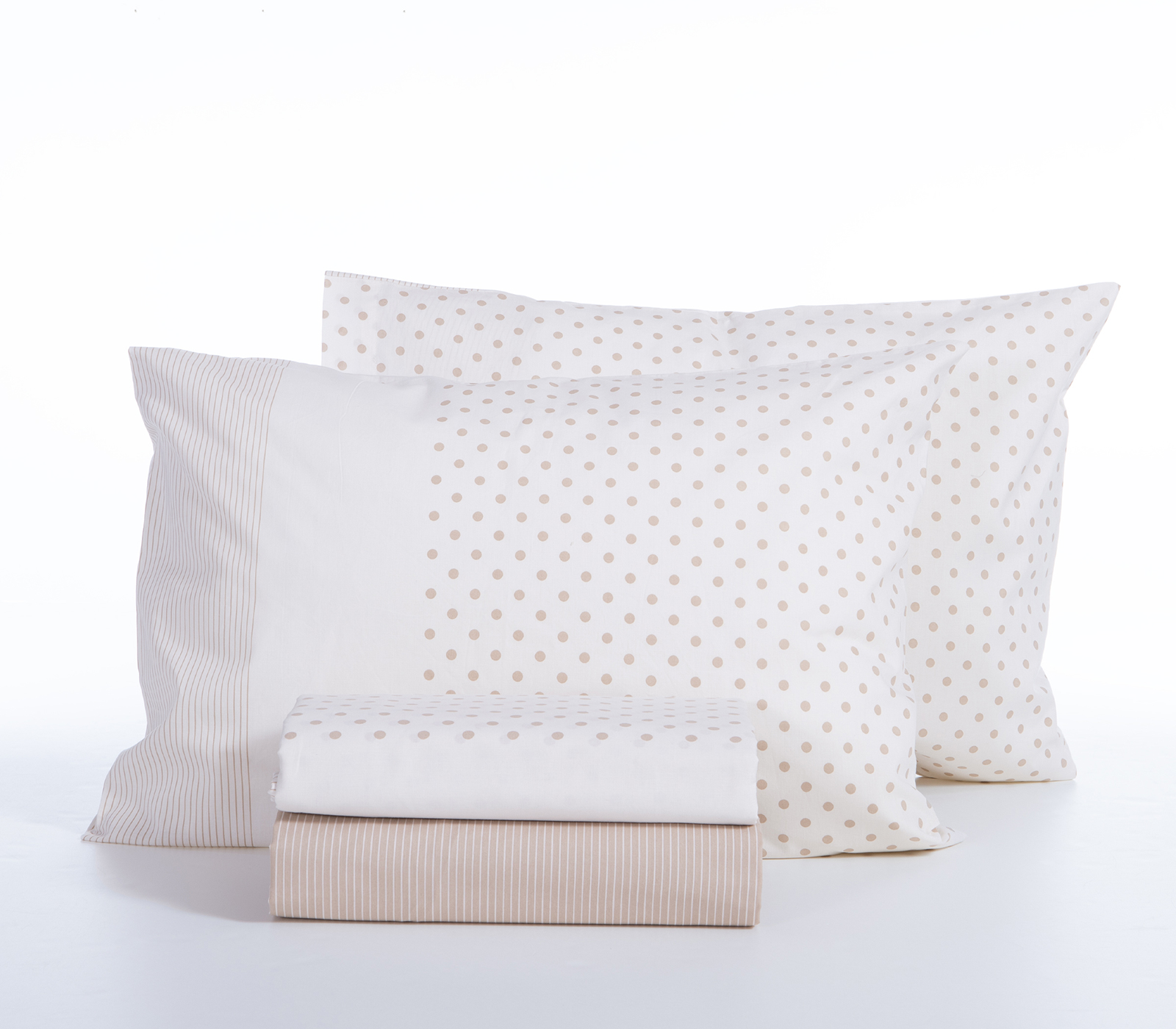 Σεντόνια Υπερδιπλα Nef-Nef Homeware (Σετ) Donter 240Χ270 Beige