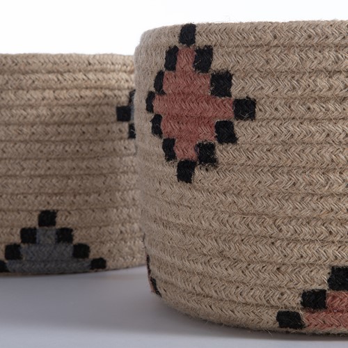 Καλάθι Nef-Nef Homeware Alemao D22x14 Natural/Terra