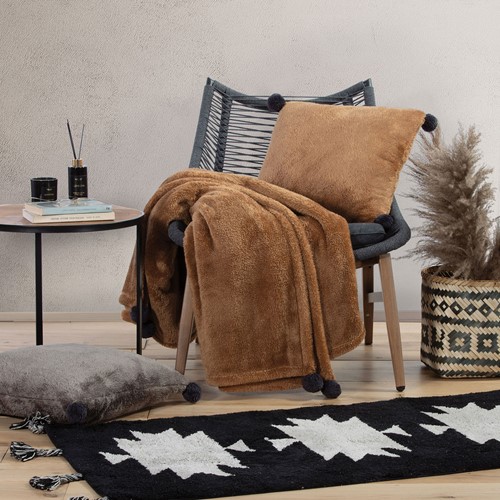 Διακοσμητικό Μαξιλάρι Nef-Nef Γούνινο Sherpa Miaris 50X50 Carry