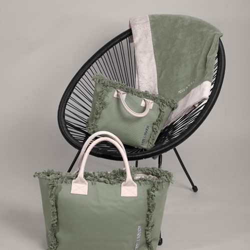 Tσάντα Θαλάσσης Ώμου Feel an Touch Cabo Khaki/Ammos