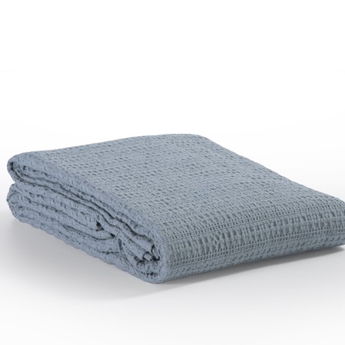 Πικέ Κουβέρτα Μονή Nef-Nef Homeware Cool 160x240 Dusty Blue