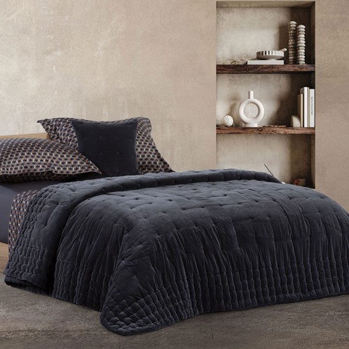 Κουβερλί Υπέρδιπλο Nef-Nef Fluence 23 230X240 Anthracite