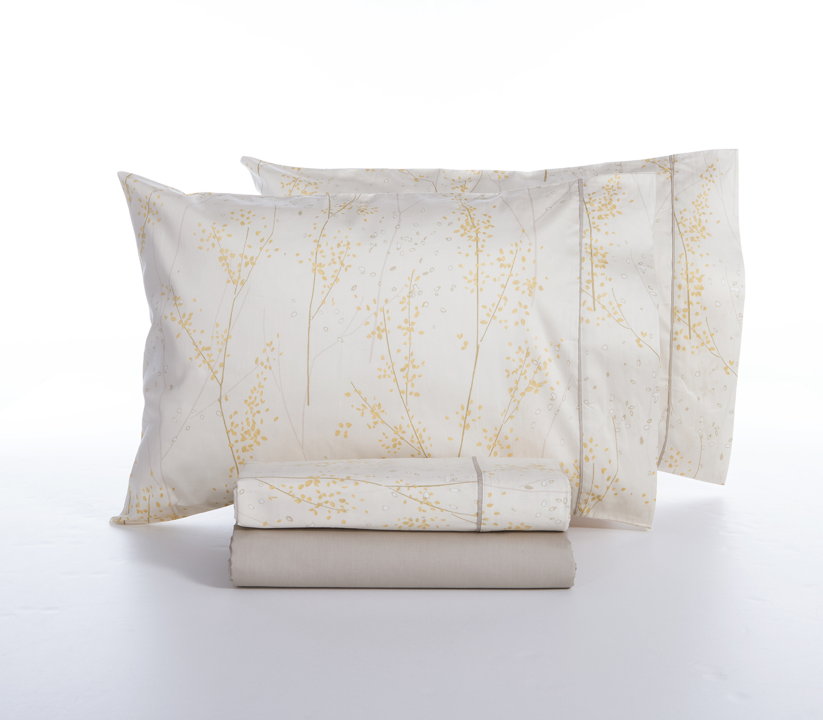 Σεντόνια King Size  Βαμβακοσατέν Nef-Nef Homeware (Σετ) Elements-Sailen 270X280 Beige