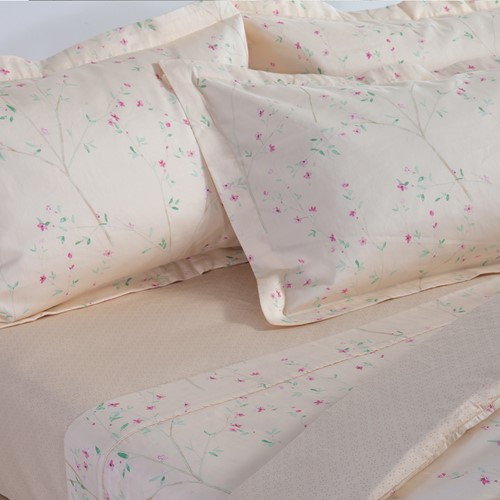 Σεντόνια Υπέρδιπλα Βαμβακοσατέν Nef-Nef Homeware (Σετ) Kiara 240X270 Salmon