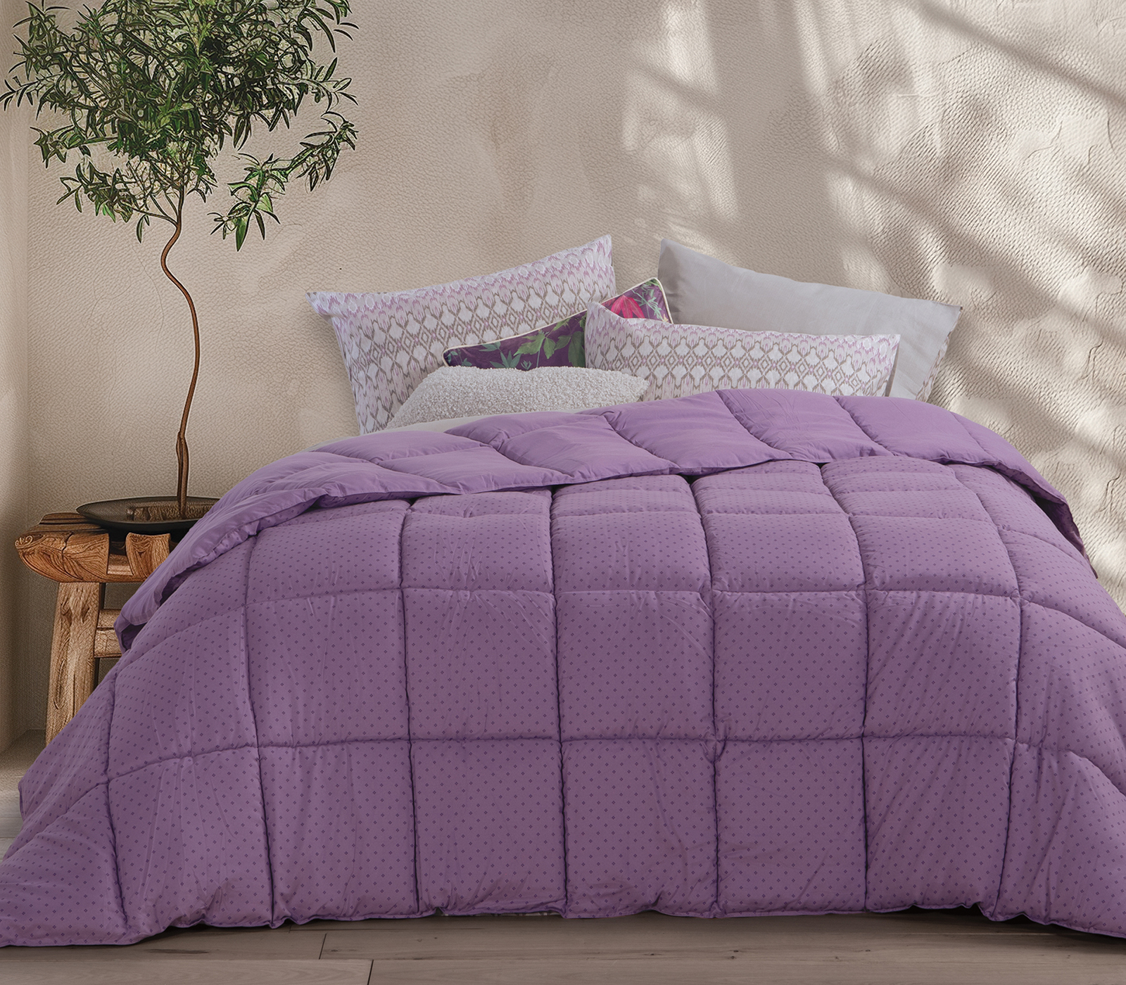 Πάπλωμα Mονό Nef-Nef Homeware Colorfull 160X220 Mauve
