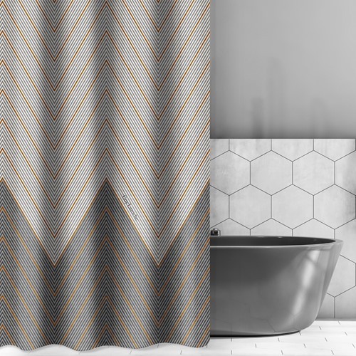 Κουρτίνα Μπάνιου Guy Laroche Canyon Anthracite 180X185