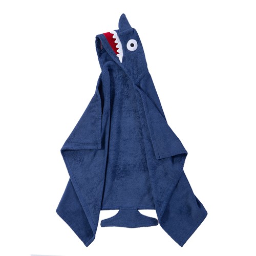 Βρεφική Κάπα Nef-Nef Homeware Shark 70X120 Misty Blue