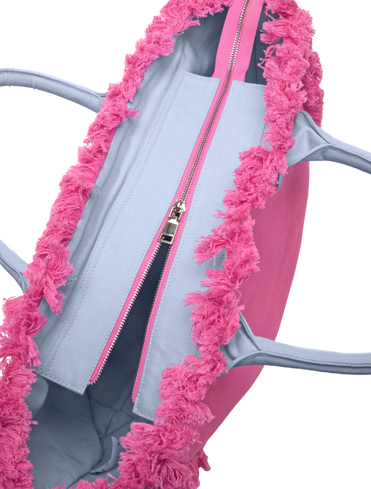 Tσάντα Θαλάσσης Ώμου Feel an Touch Caribbean Pink/Ciel