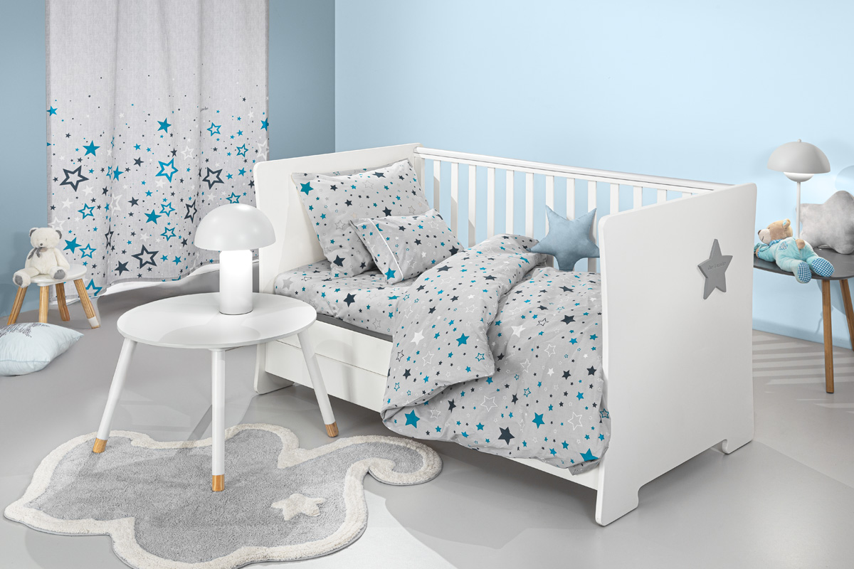 Βρεφικά Σεντόνια Guy Laroche Starland Silver 115X170