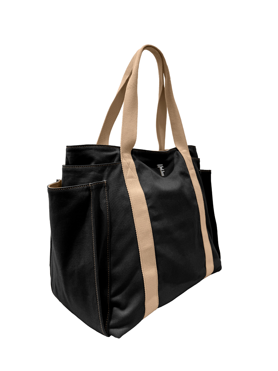 Tσάντα Θαλάσσης Ώμου Feel an Touch Cabo Black/Natural 