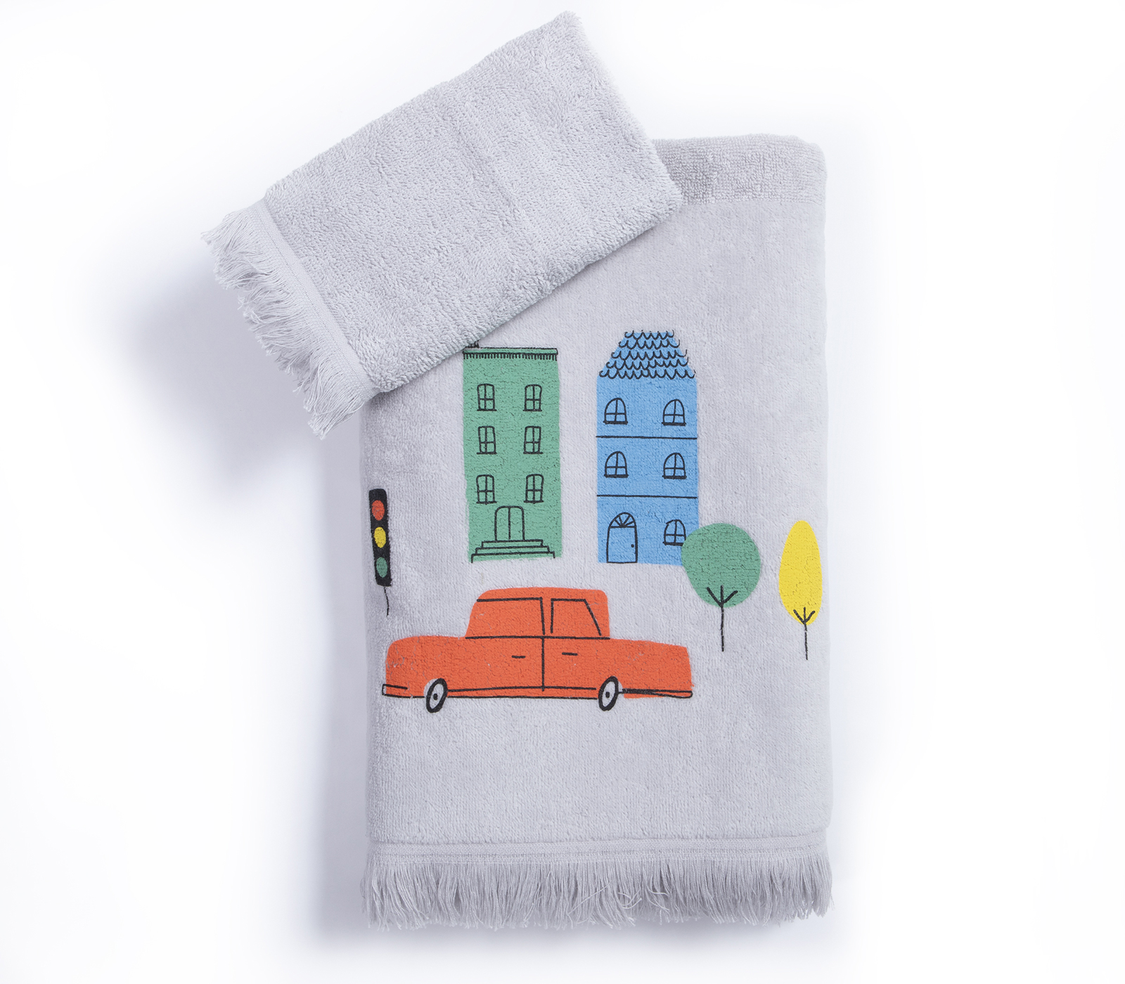 Παιδικές Πετσέτες Nef-Nef Homeware (Σετ) Velocity Grey