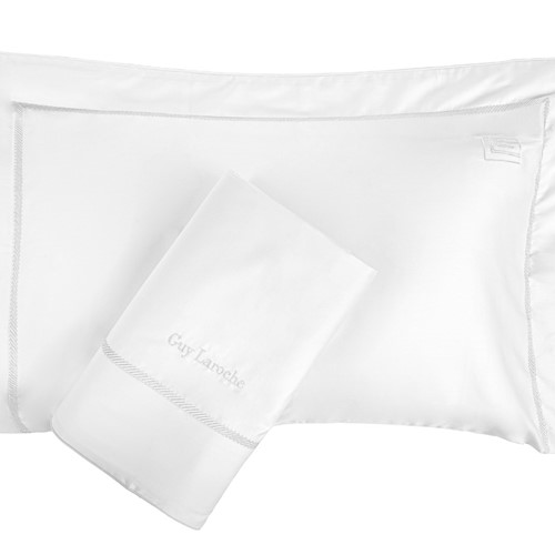 Σεντόνια King Size Guy Laroche (Σετ) Elite White/White 270X280