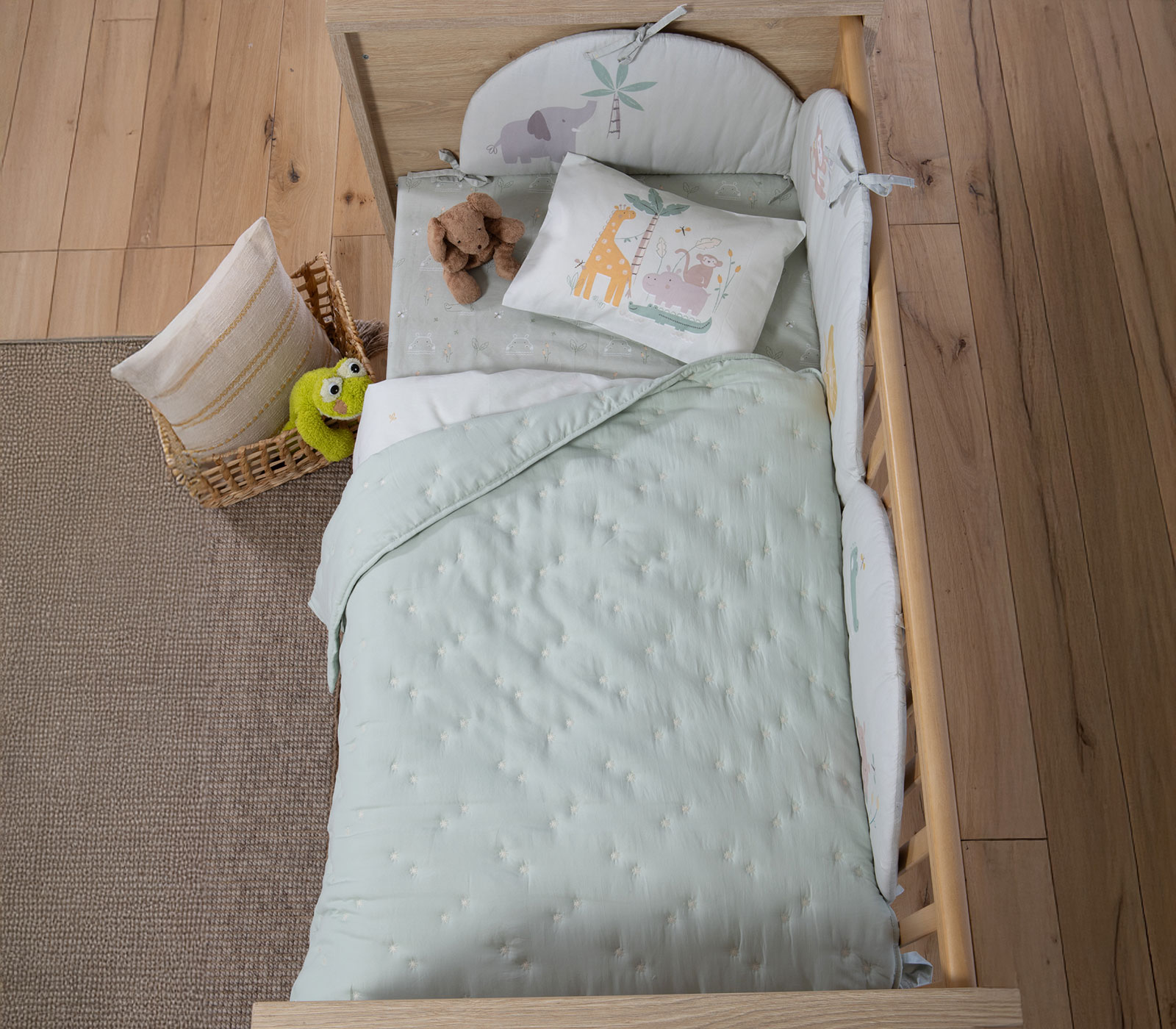 Βρεφικό Κουβερλί Nef-Nef Homeware Special Star 80X110 Mint