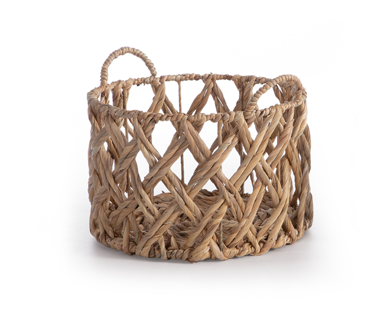 Kαλάθι Υάκινθου Nef-Nef Homeware Mesh D35x22 Natural 