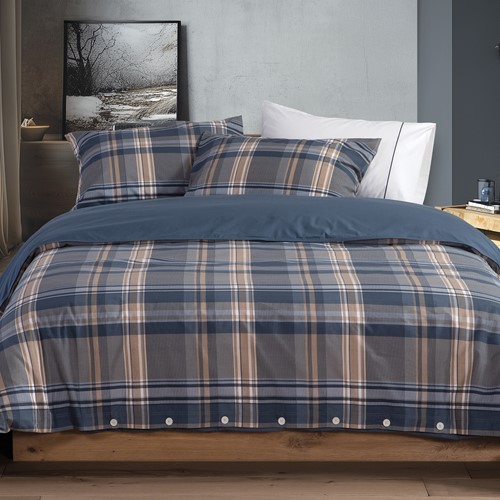 Παπλωματοθήκη Υπέρδιπλη Nef-Nef Homeware Nautica Nau Surface 220x240 Denim