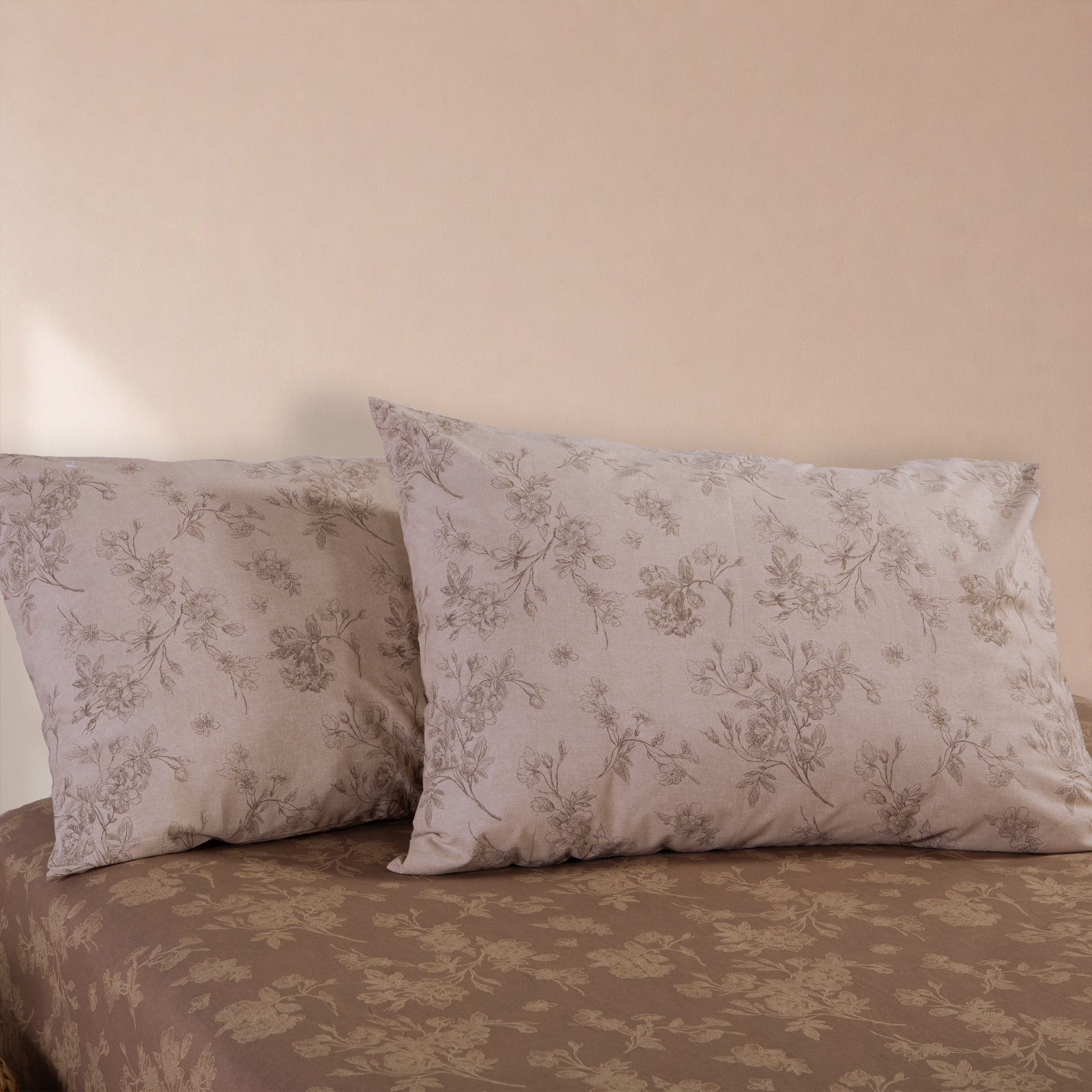 Μονά Σεντόνια Nef-Nef Homeware (Σετ) Βαμβακερά με Λάστιχο Dream 170Χ270 Ecru