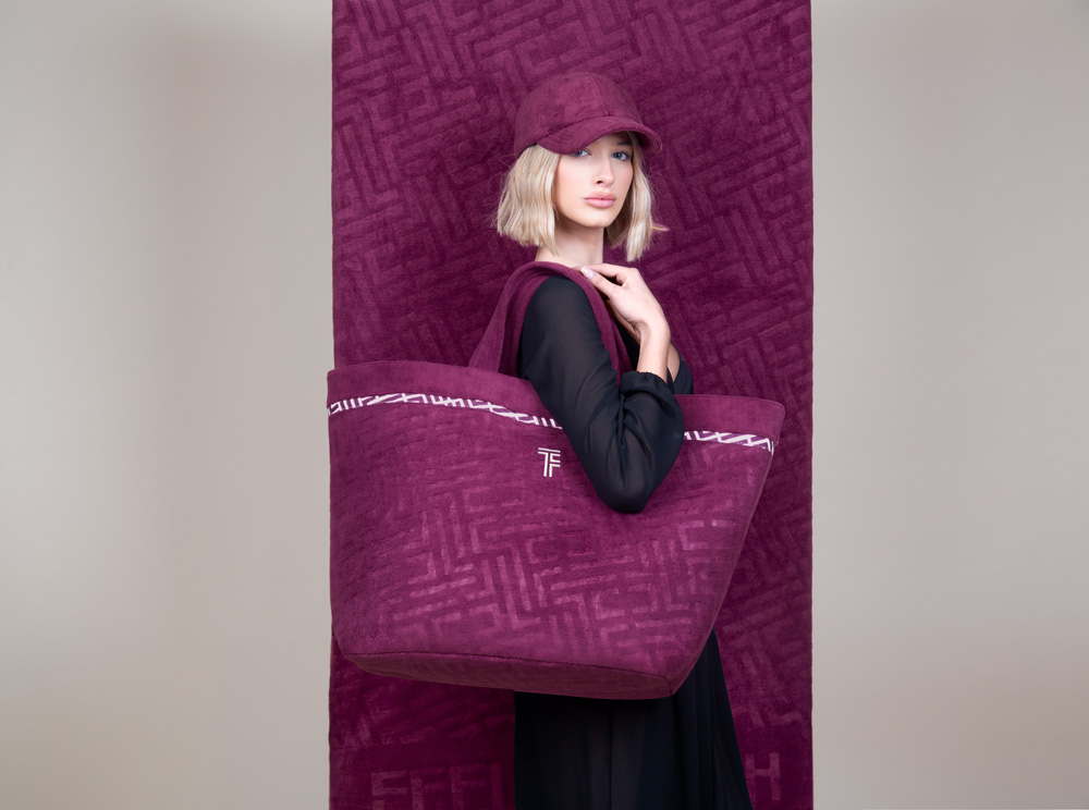 Τσάντα Θαλάσσης Feel and Touch Icon Aubergine