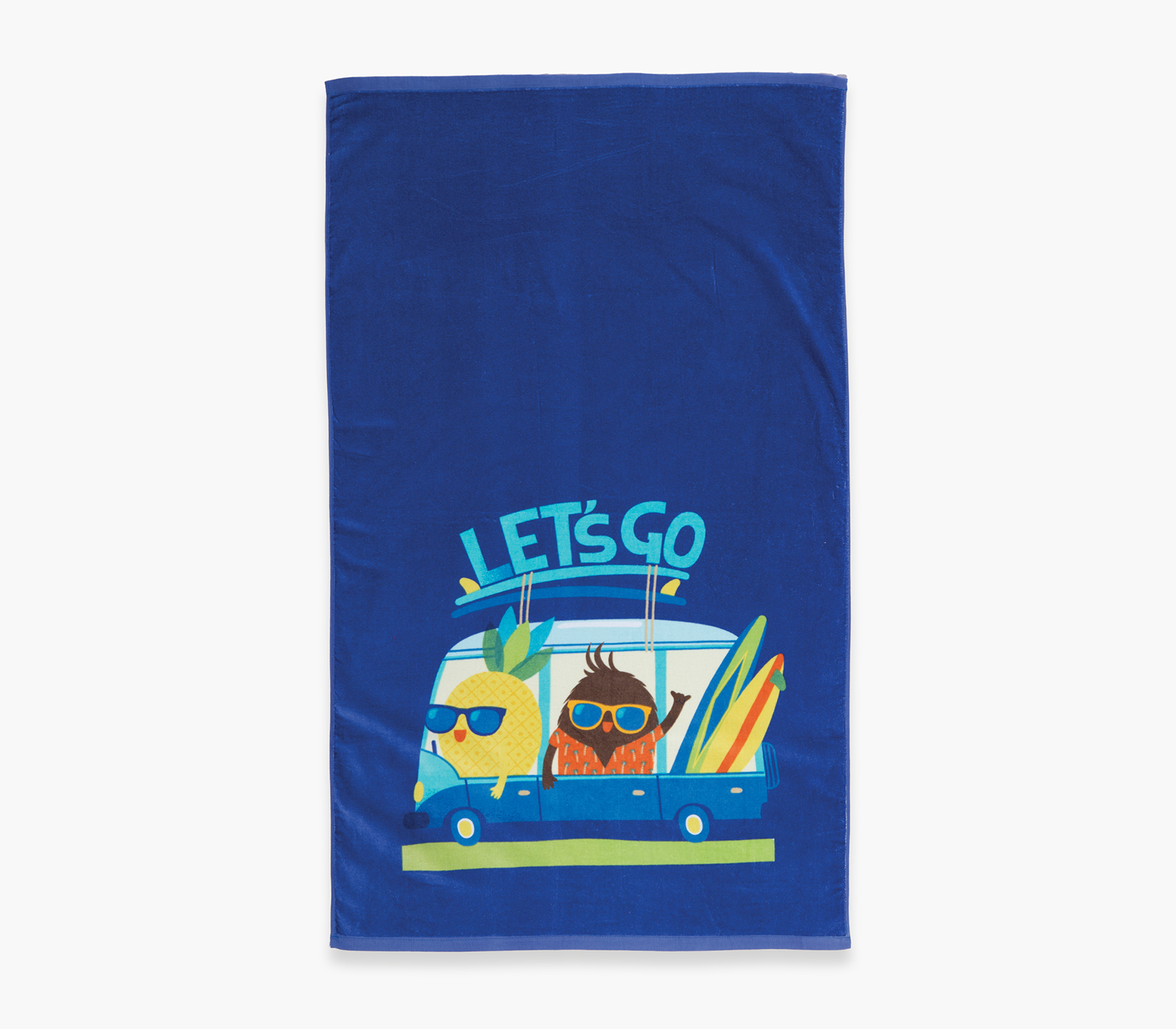Παιδική Πετσέτα Θαλάσσης Nef-Nef Homeware Lets Go 70X120 Blue