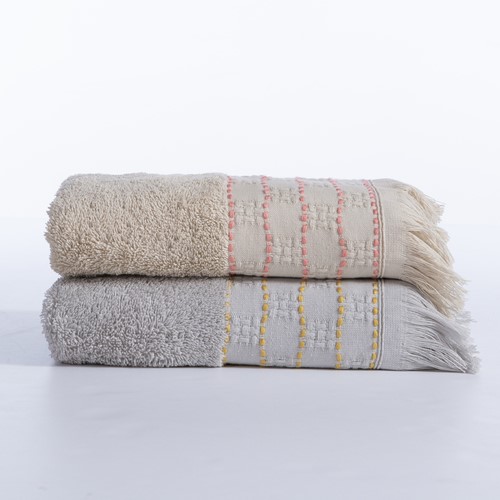 Πετσέτα Προσώπου Nef-Nef Homeware Quantro 50x90 Beige