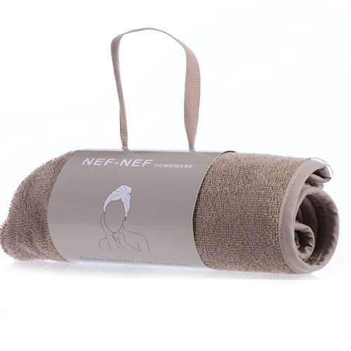 Πετσέτα Μαλλιών Nef-Nef Sandy 61Χ24 Mocca