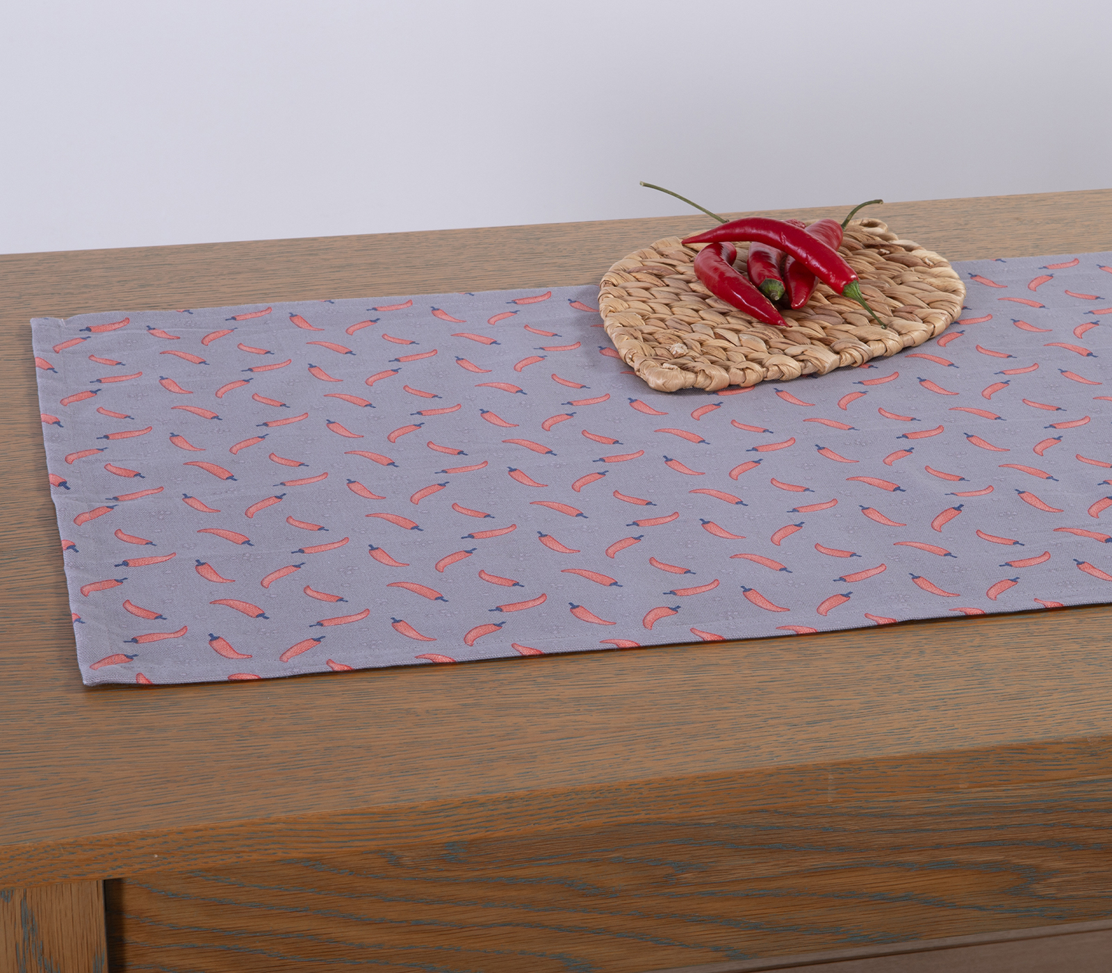 Tραβέρσα Nef-Nef Homeware Peppers 45X140 Grey