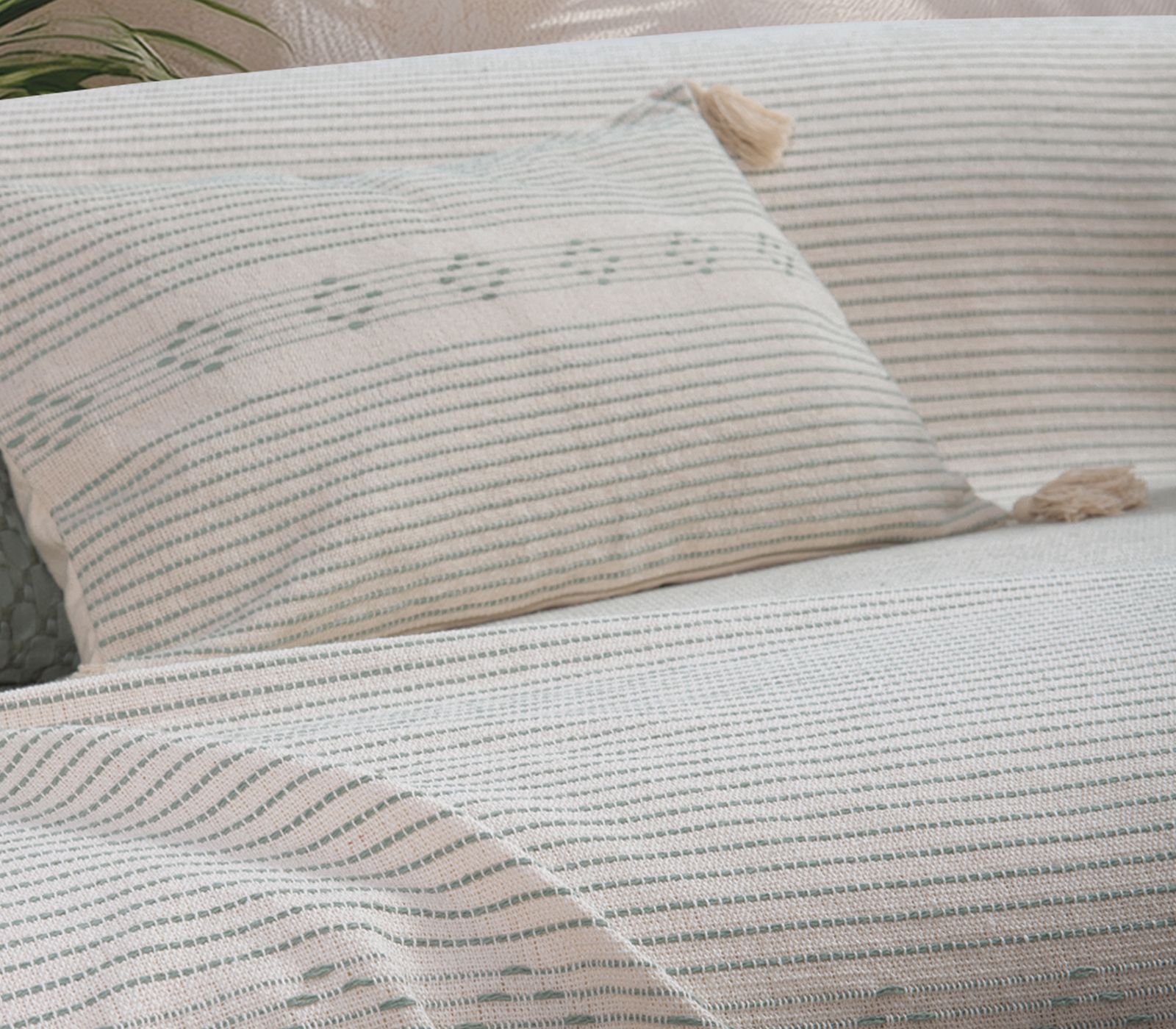 Διακοσμητικό Μαξιλάρι Nef-Nef Homeware Resan 33x55 Mint