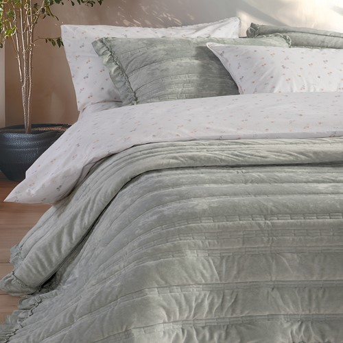 Κουβερλί Υπέρδιπλο Nef-Nef Homeware Sirion 230x240 Mint/Grey