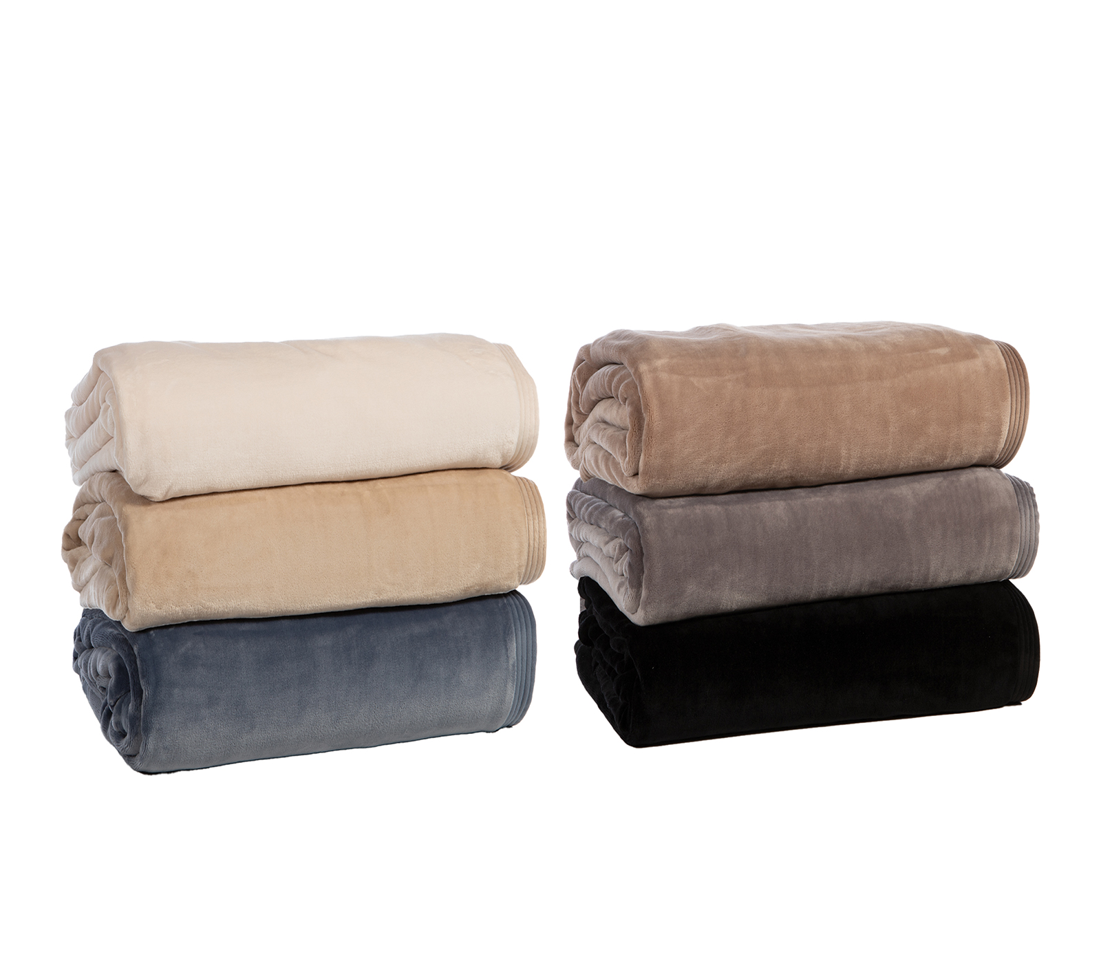 Κουβέρτα Υπέρδιπλη Nef-Nef Homeware Velosso 24 230x240 Black 