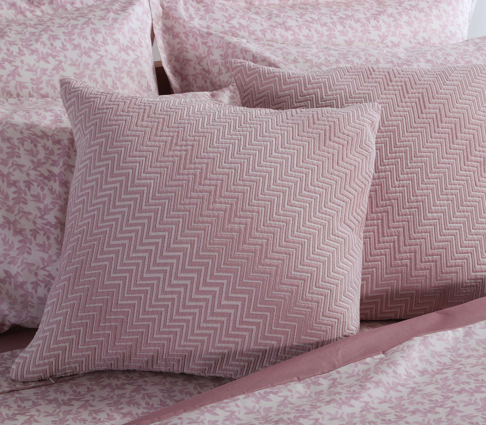 Διακοσμητική Μαξιλαροθήκη Nef-Nef Homeware Chevie 50x50 Pink